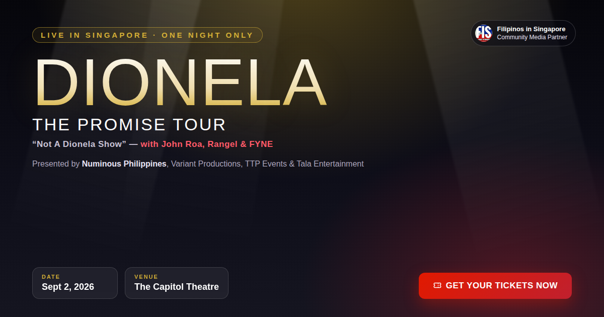 Dionela Live in Singapore