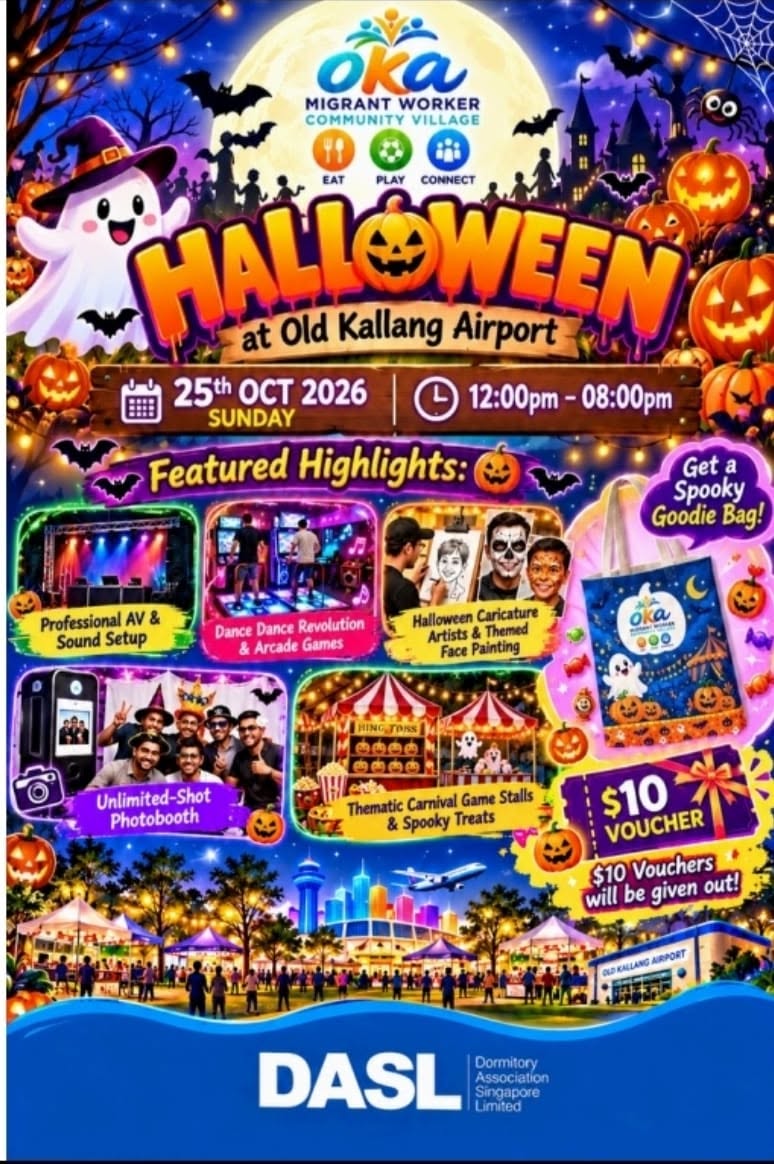 Halloween at Old Kallang Airport