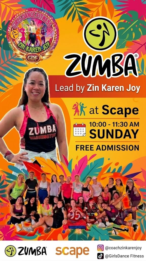 Zumba at Scape with Zin Karen Joy